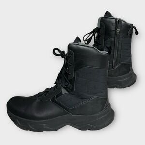 Under Armour Stellar G2 Side‎ Zip Tactical Boots Mens Size 12 Black 3024949-001